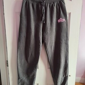 Gray White Fox Sweatpants